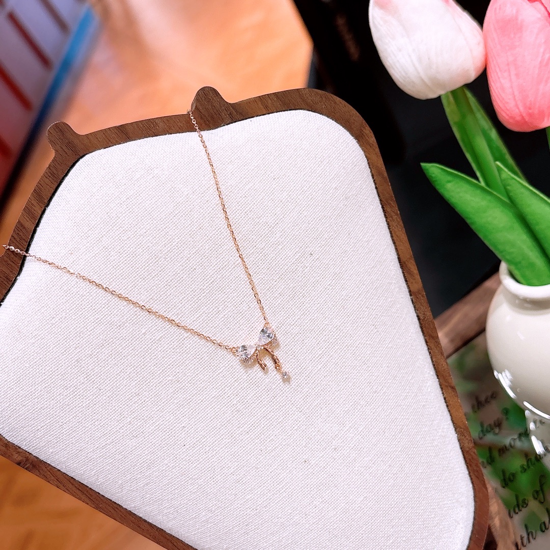 甘いアレルギー対応シルバーネックレスシルバー ウェディングギフト