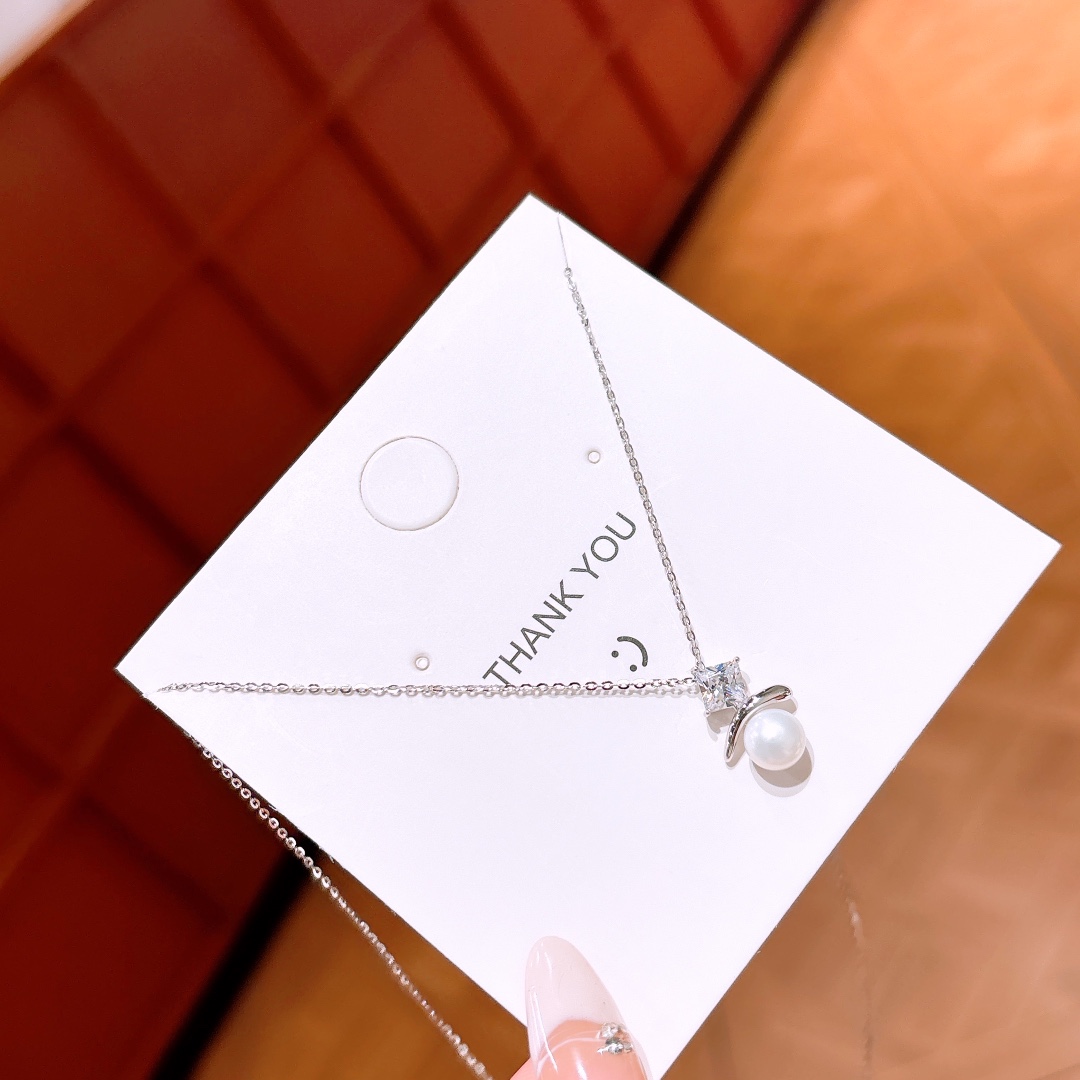 S925 Sterling Silver Earrings & Necklace Set Ultra Minimal Valentine's Day