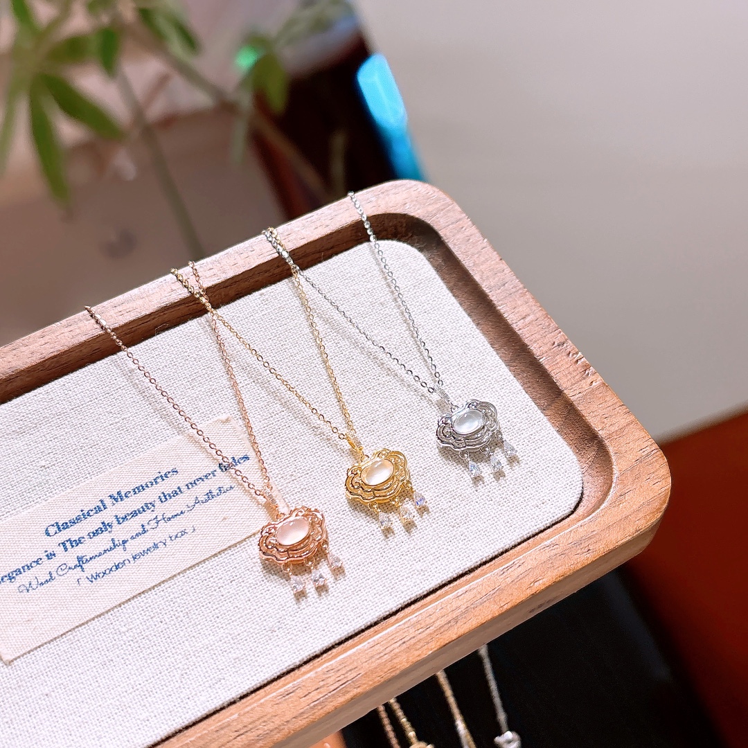 925 Silver Necklace Dainty Self-love Gold