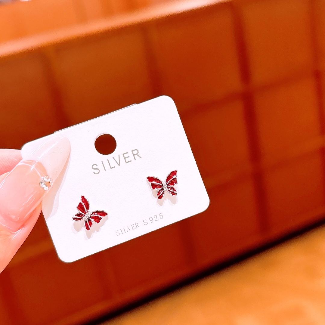 925 Silver Earrings Sweet Teacher's Day Silver