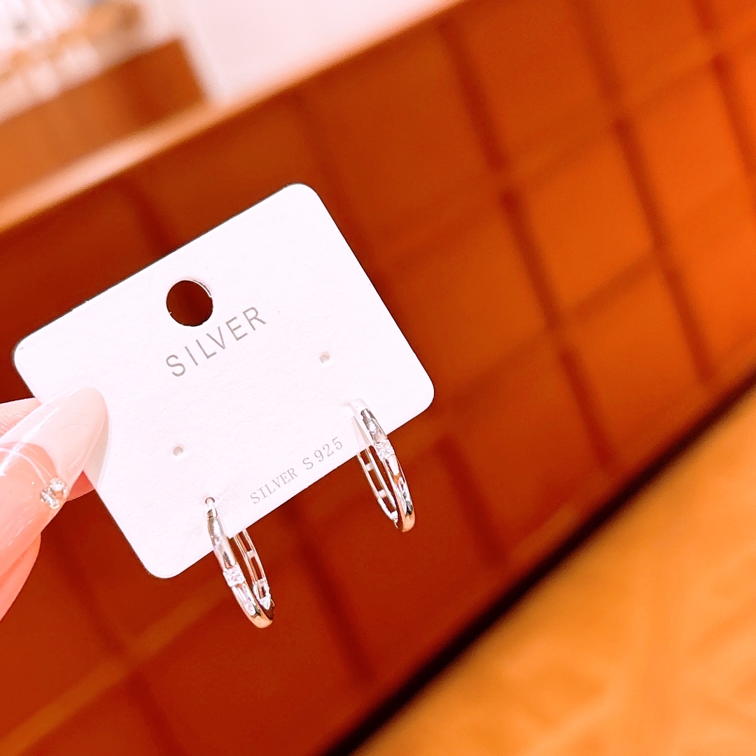 S925 Sterling Silver Ear Cuffs Ins Style Self-love Gold