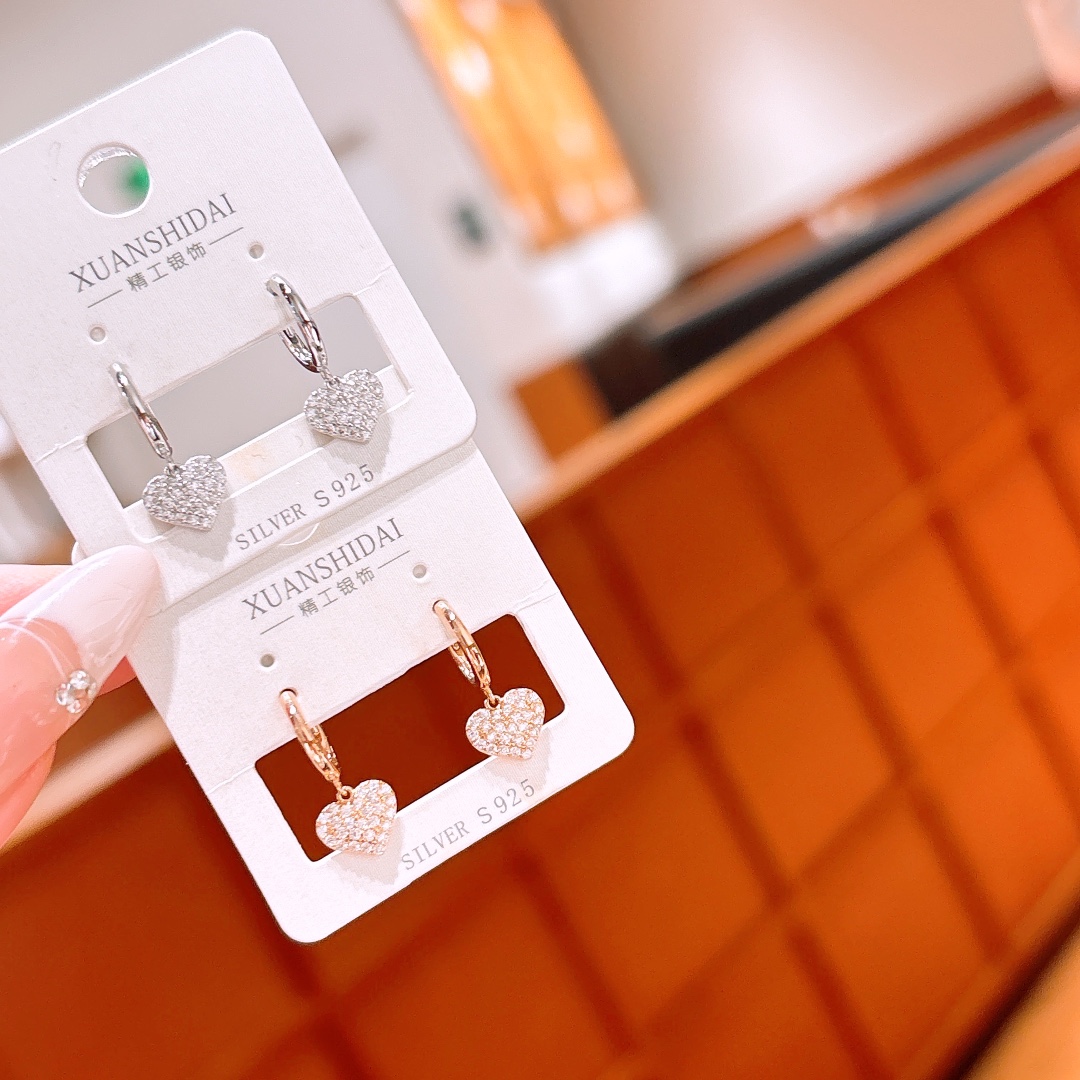 Solid Silver Ear Cuffs Sweet Wedding Gold