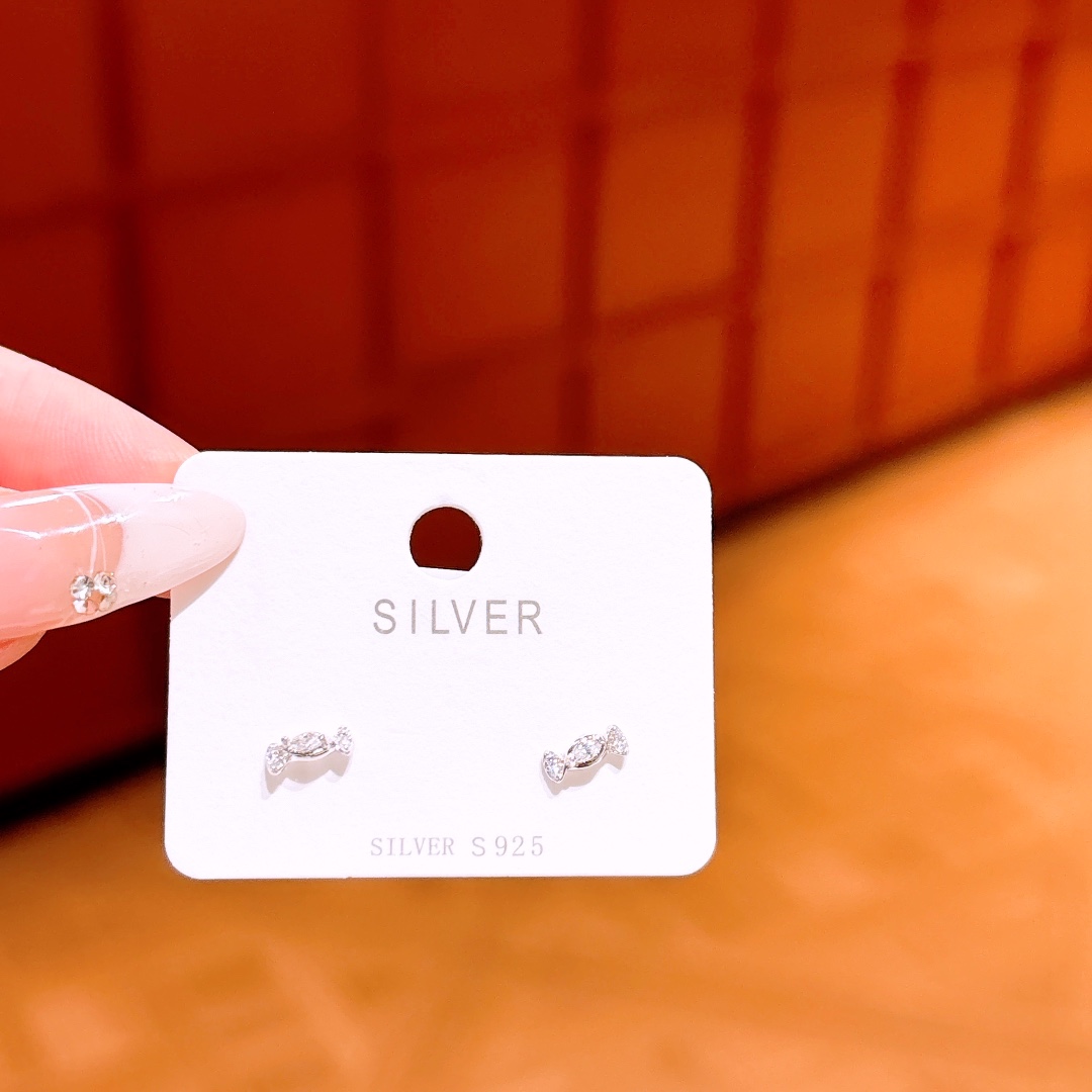 シック純銀イヤリングゴールド クリスマス