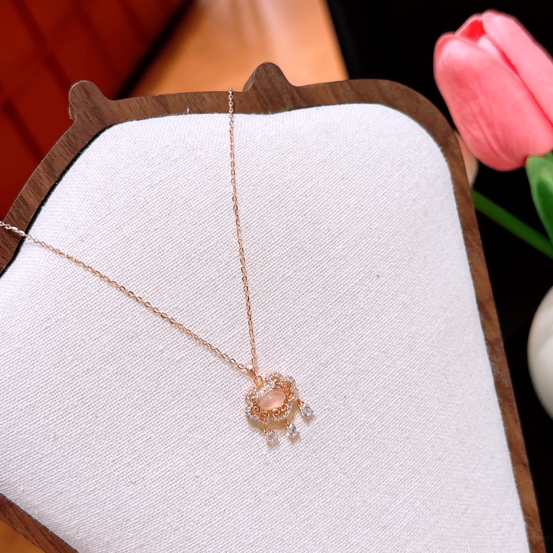 Low Allergy Silver Necklace Soft Gift for Her Silver