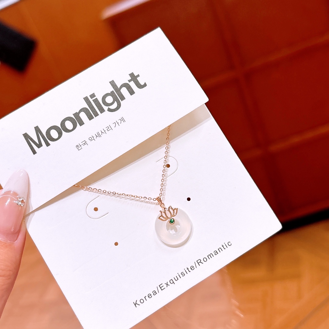 S925 Sterling Silver Necklace Soft Birthday Gold