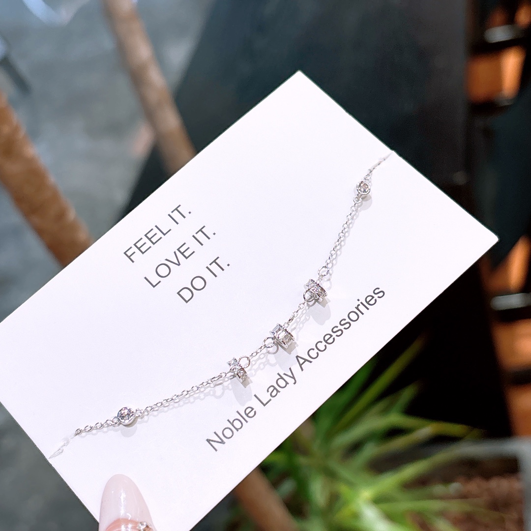 ファッションS925スターリングシルバーブレスレットシルバー 親友へのプレゼント