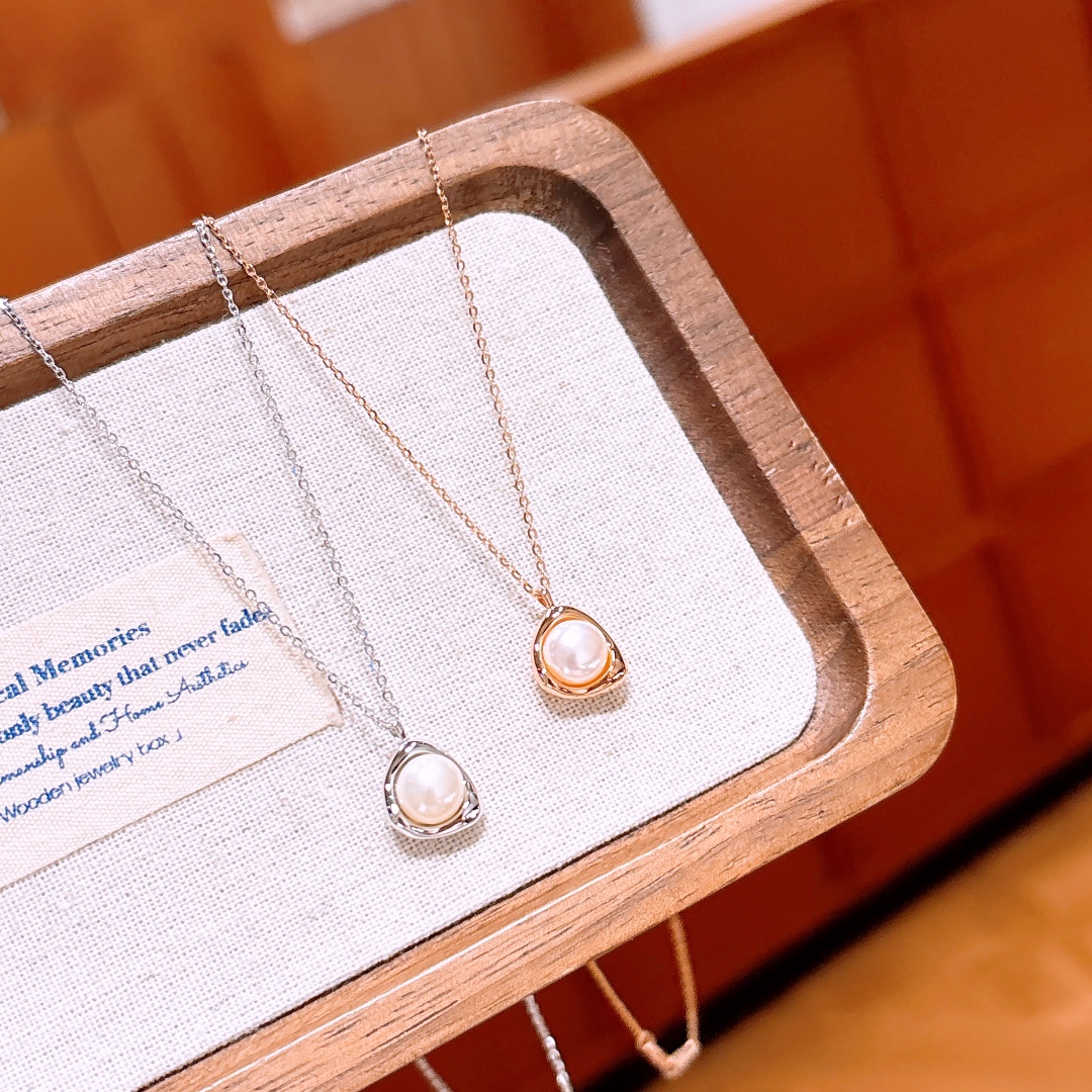 Hypoallergenic Silver Earrings & Necklace Set Fashion Gift for Her