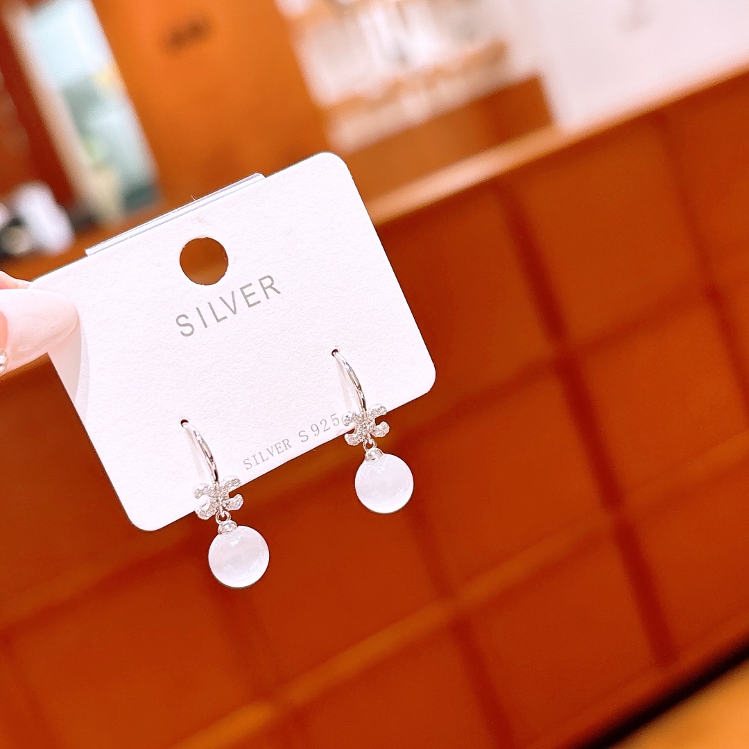 ミニマルファインシルバードロップ＆スレッドイヤリングゴールド ウェディングギフト