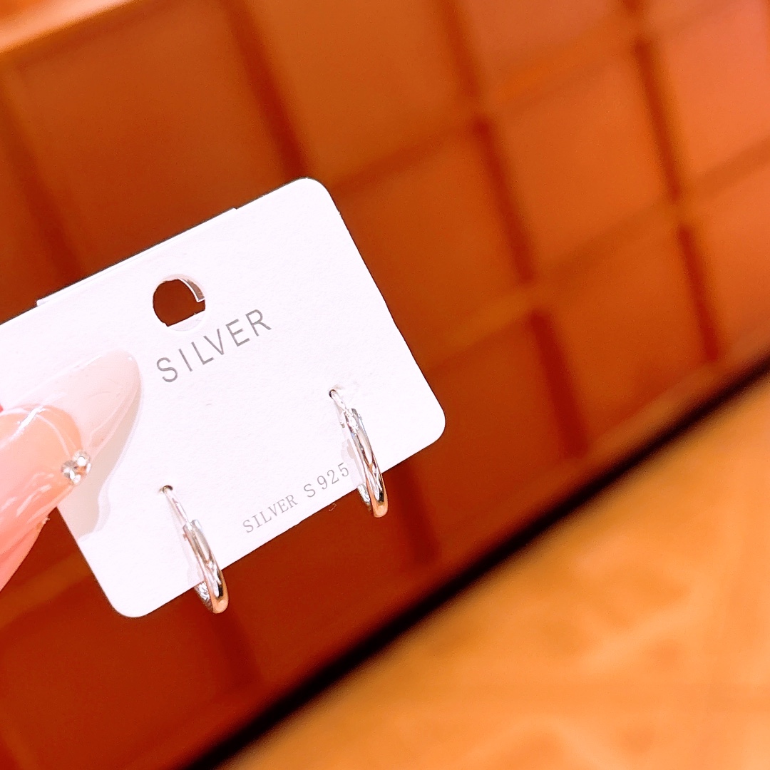 Nickel Free Silver Hoop Earrings Intellectual Confession Gold