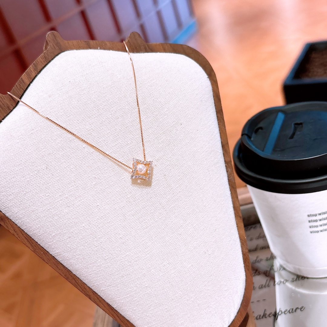 ユニークニッケル無添加銀ネックレスゴールド 母の日