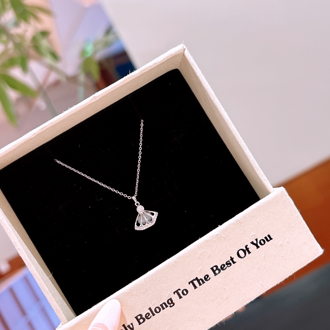 Solid Silver Necklace Sweet Gift for Her Silver