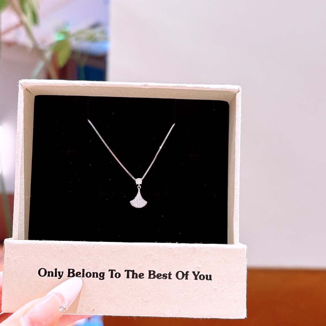 Solid Silver Earrings & Necklace Set Delicate Mother's Day Gold