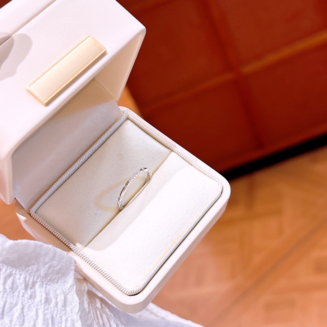 Feinsilber Ring Einzigartig Bankett Gold