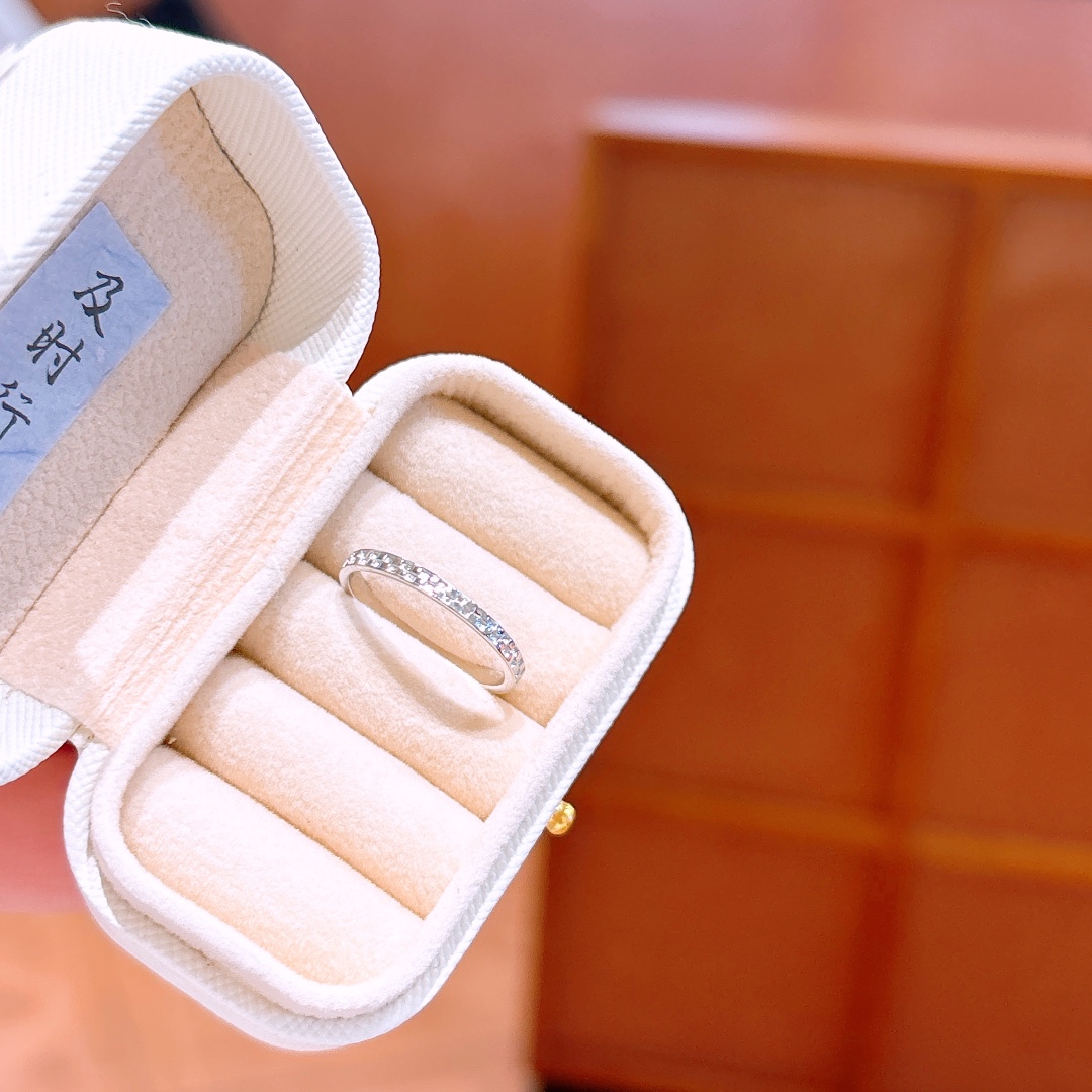 Nickelfreies Silber Ring Romantisch Geständnis Gold