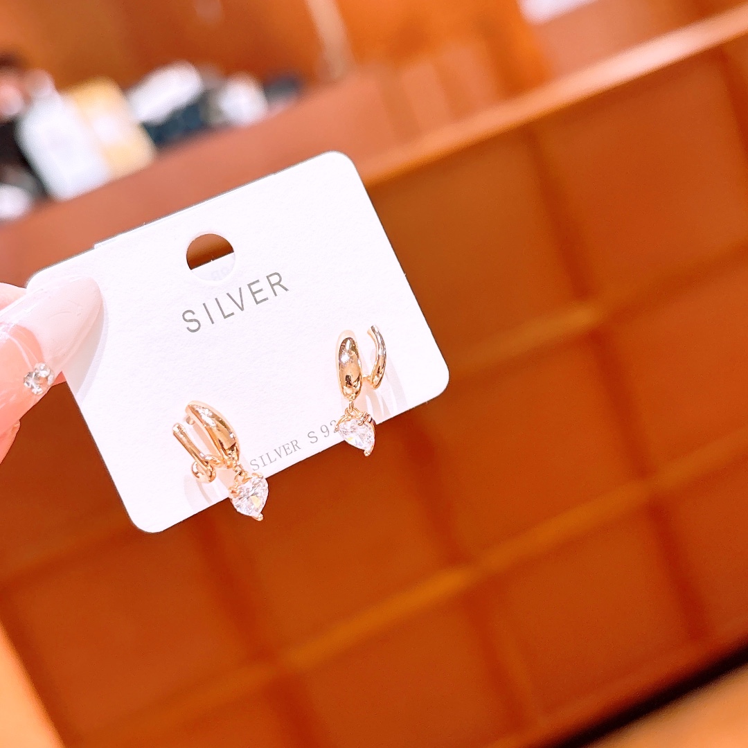 High Polish Silver Earrings Minimalist Everyday Wear Silver