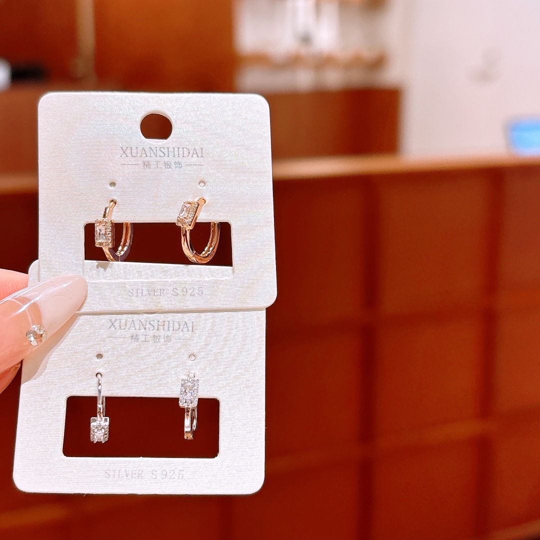 Fine Silver Ear Cuffs Pure Mother's Day Gold