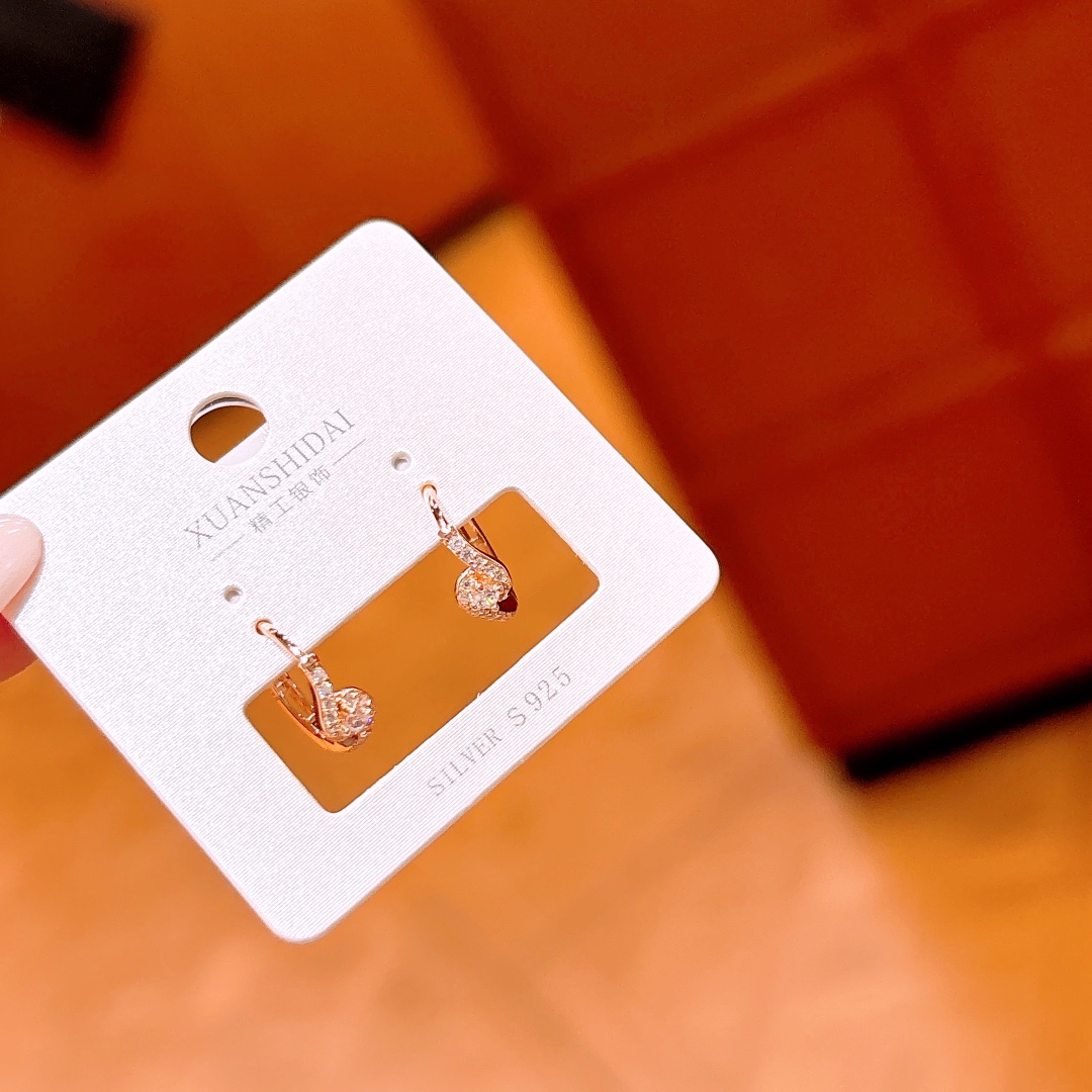 Solid Silver Ear Cuffs Sweet Confession Silver