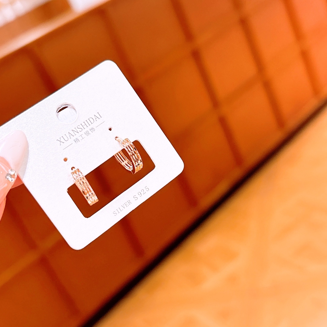 Solid Silver Ear Cuffs Artistic Self-love Silver