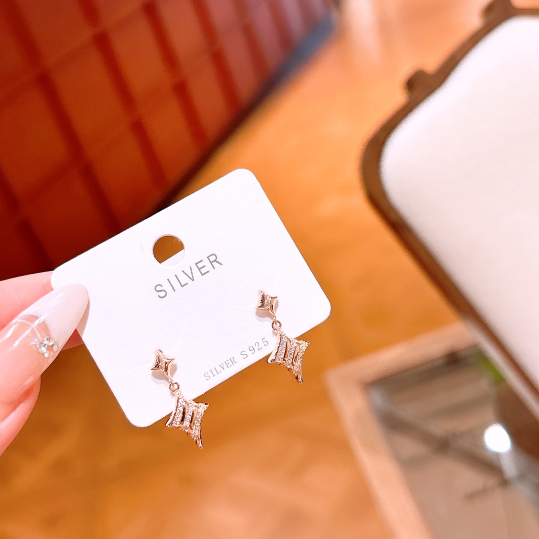 Nickel Free Silver Earrings Artistic Wedding Silver