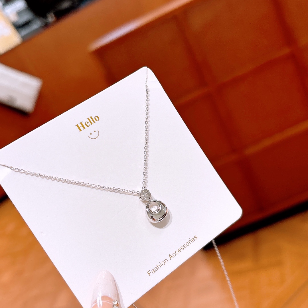 Fine Silver Necklace Chic Valentine's Day Gold