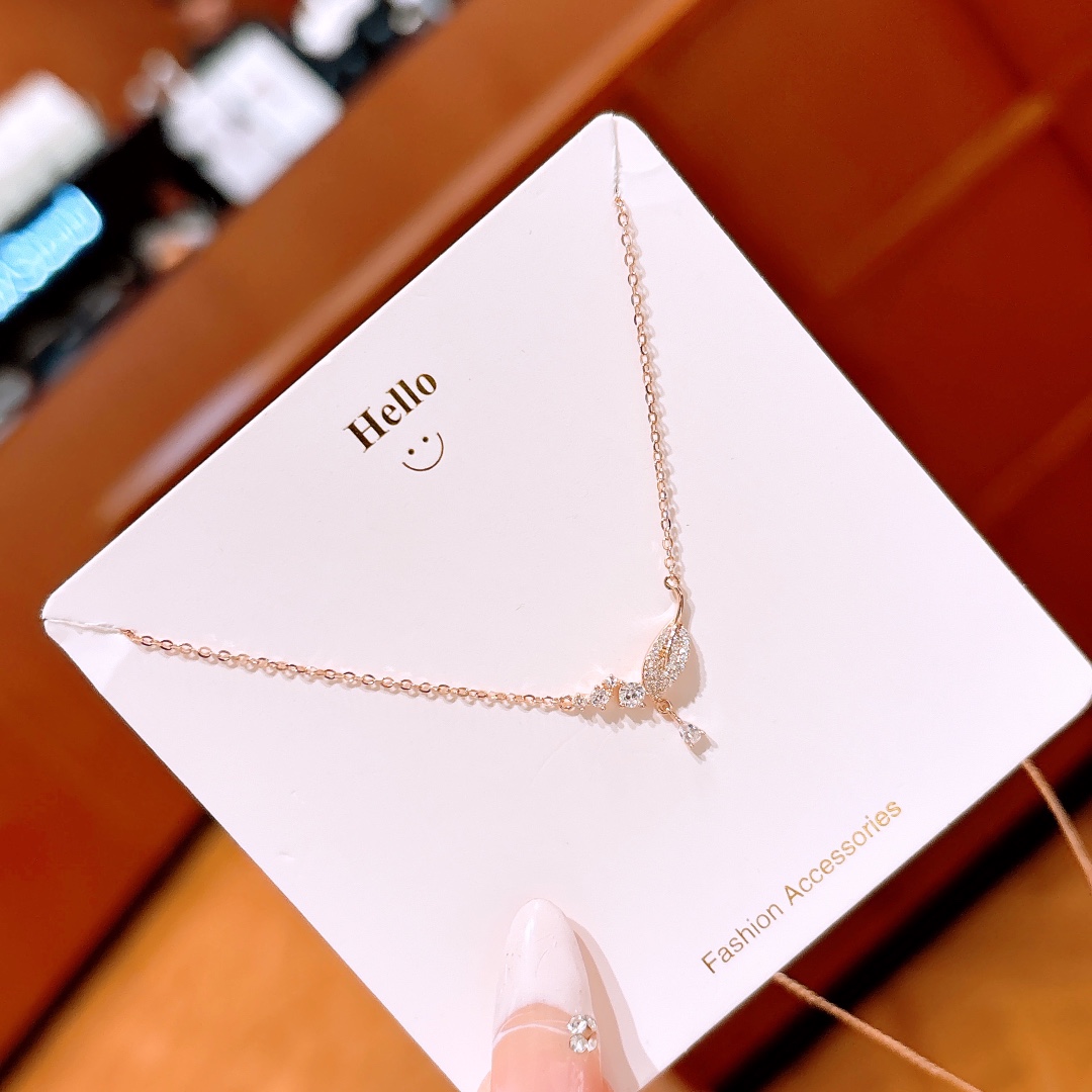 High Polish Silver Necklace Unique Office Gold