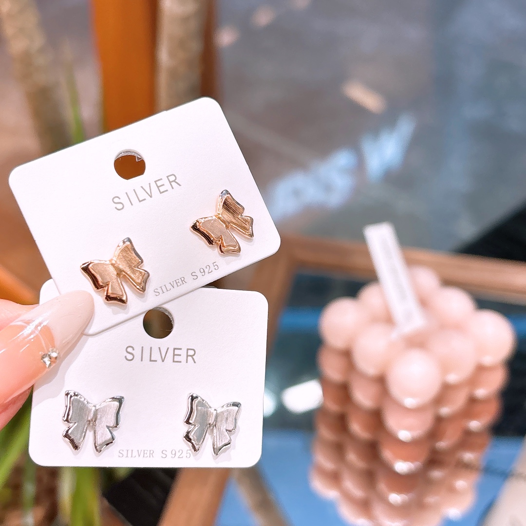 Fine Silver Earrings Minimalist Mother's Day Gold