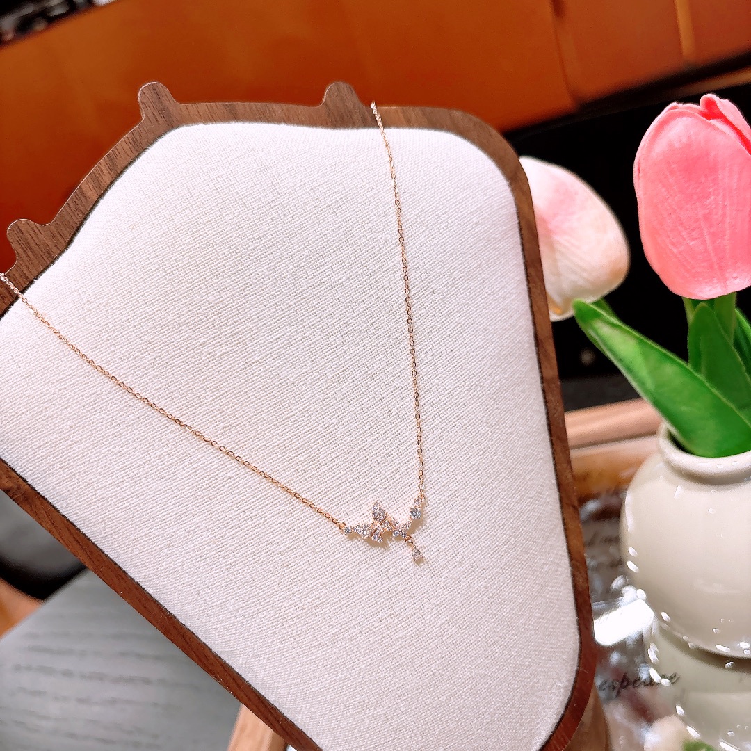 High Polish Silver Necklace Intellectual Gift for Her Silver