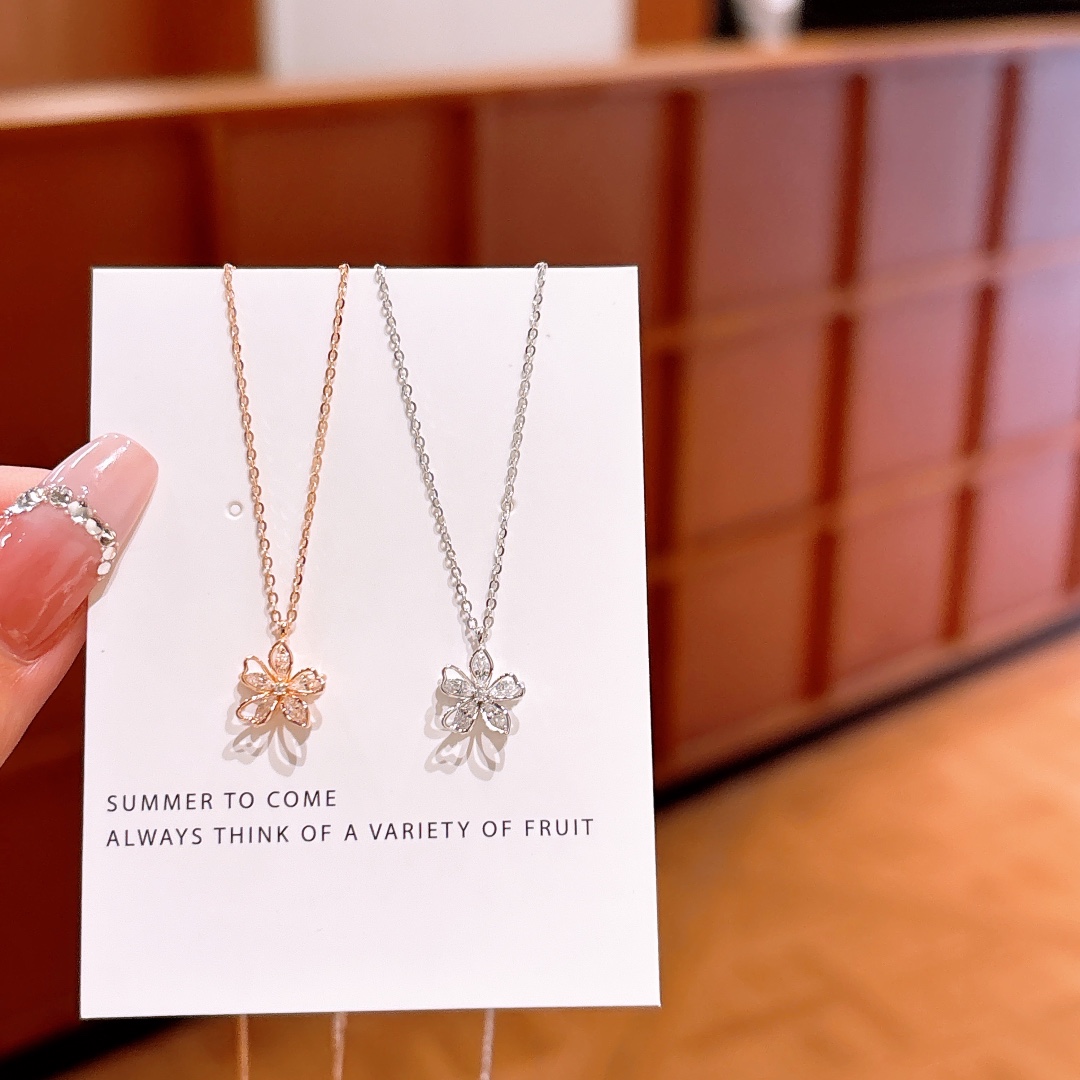 Nickel Free Silver Necklace Playful Proposal Gold