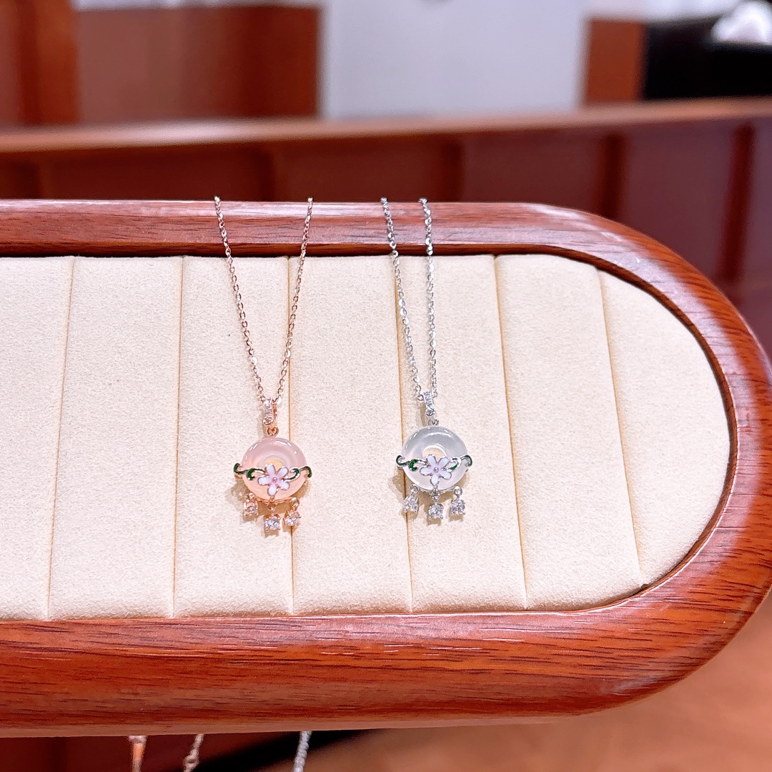 Solid Silver Necklace Artistic Mother's Day Silver