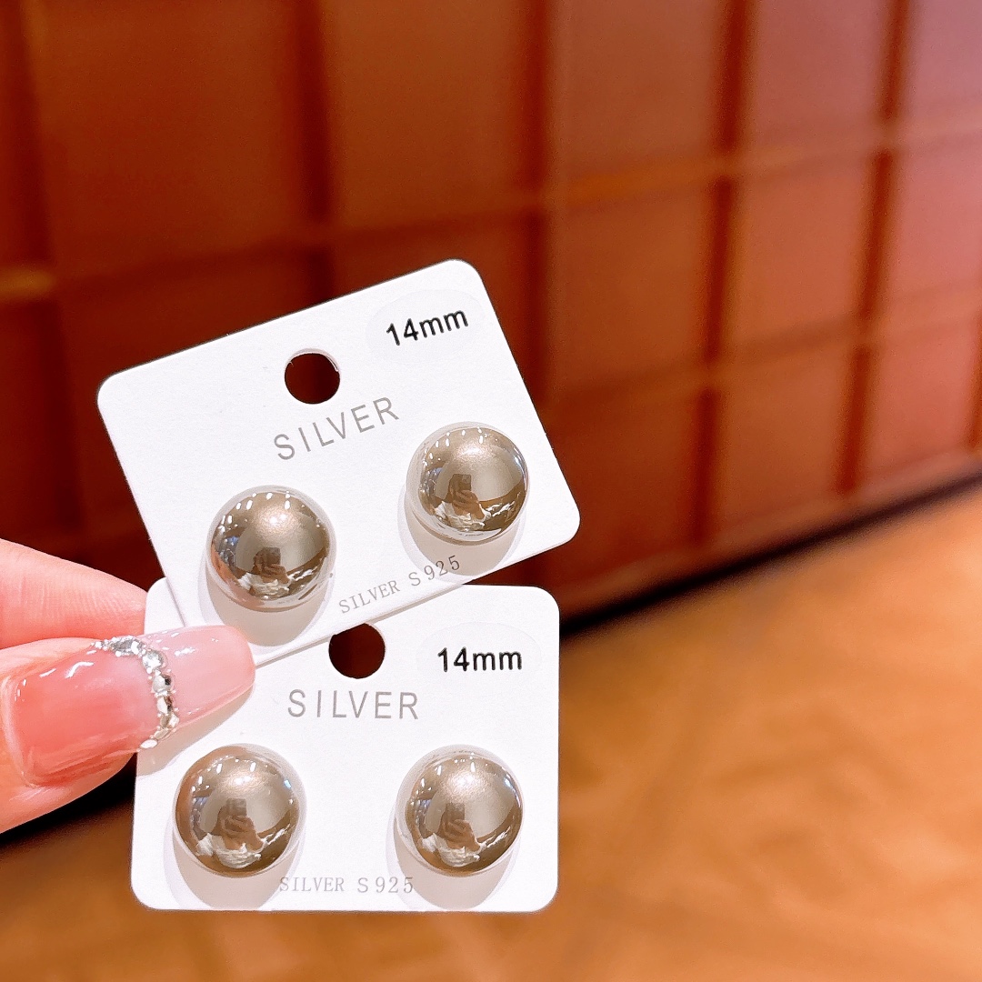 High Polish Silver Earrings Premium Valentine's Day Silver