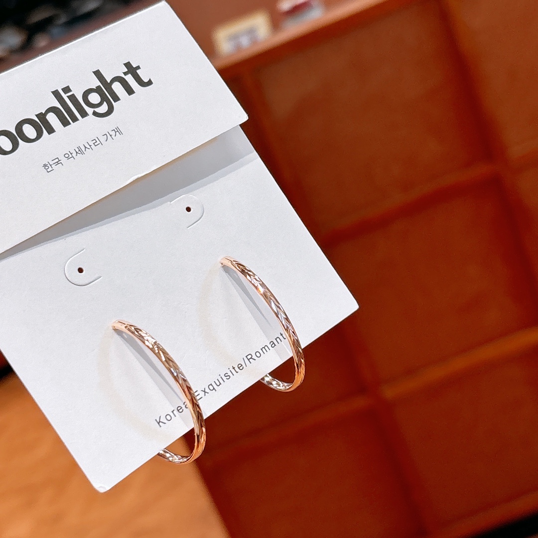 Nickel Free Silver Hoop Earrings Gentle Birthday Silver