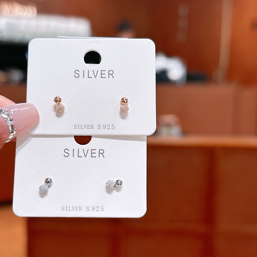 Nickel Free Silver Earrings Ultra Minimal Gift for Her Silver