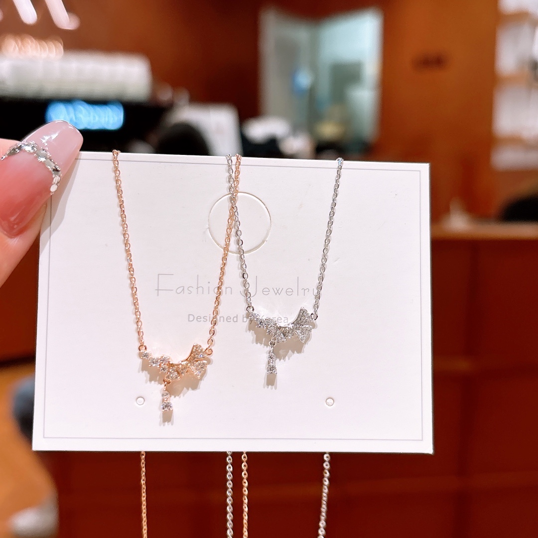 S925 Sterling Silver Necklace Cute Self-love Silver