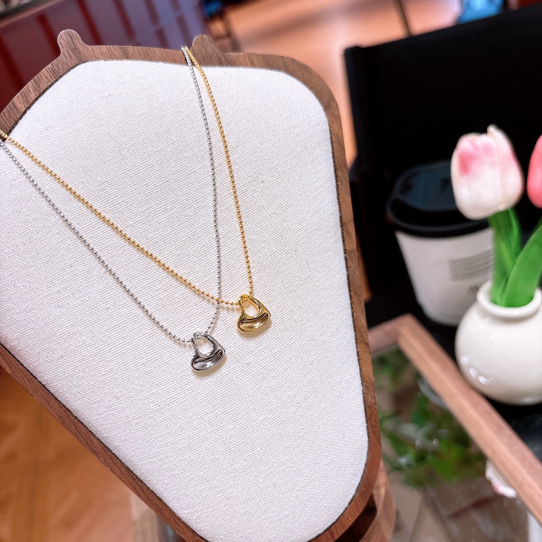 925 Silver Necklace Sweet & Cool Office Silver