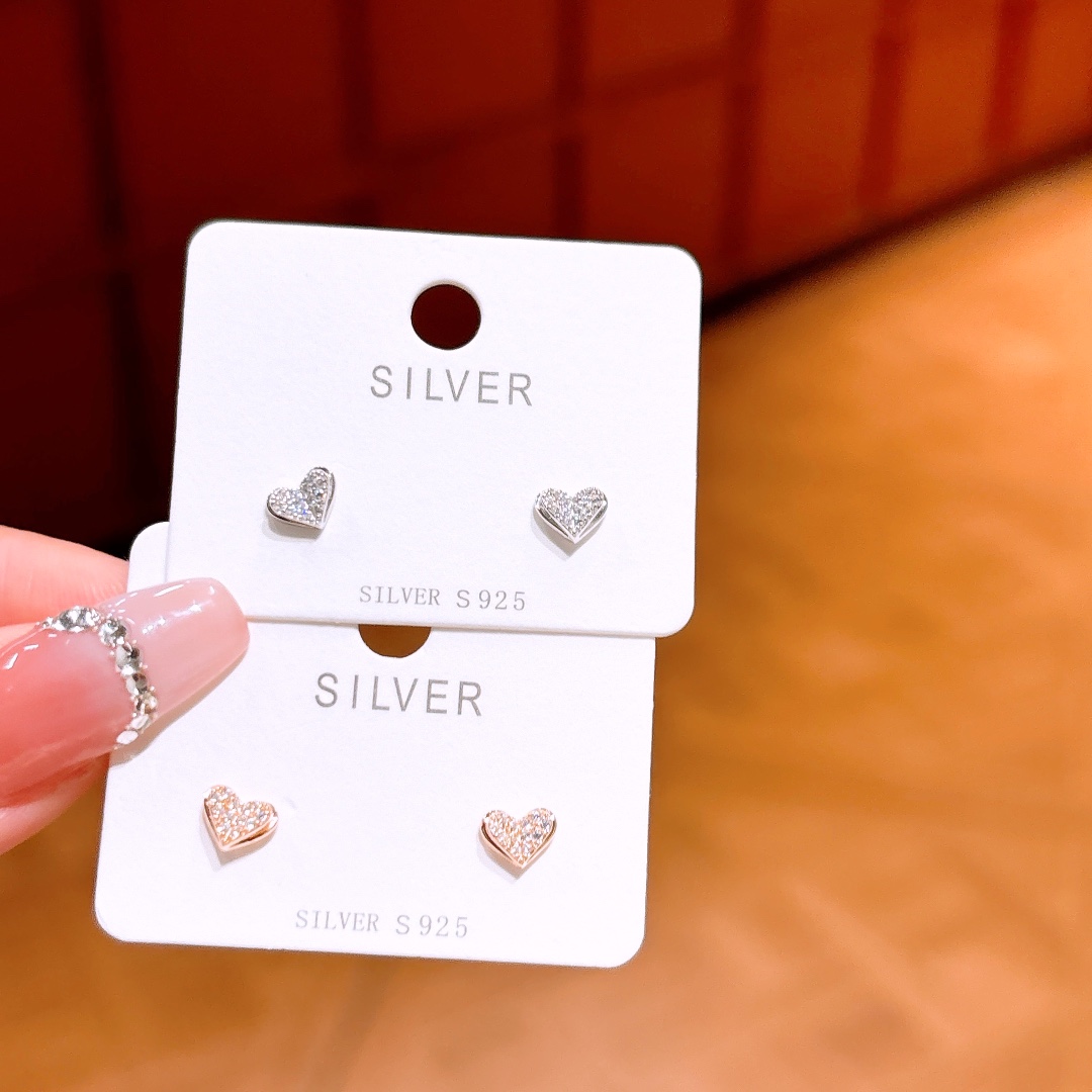 Low Allergy Silver Earrings Lively Spring Festival Silver