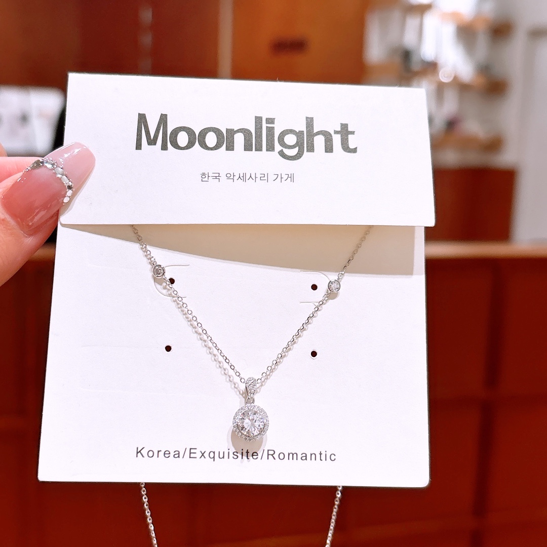 アーティスティック低アレルギー銀イヤリング＆ネックレスセットゴールド 記念日