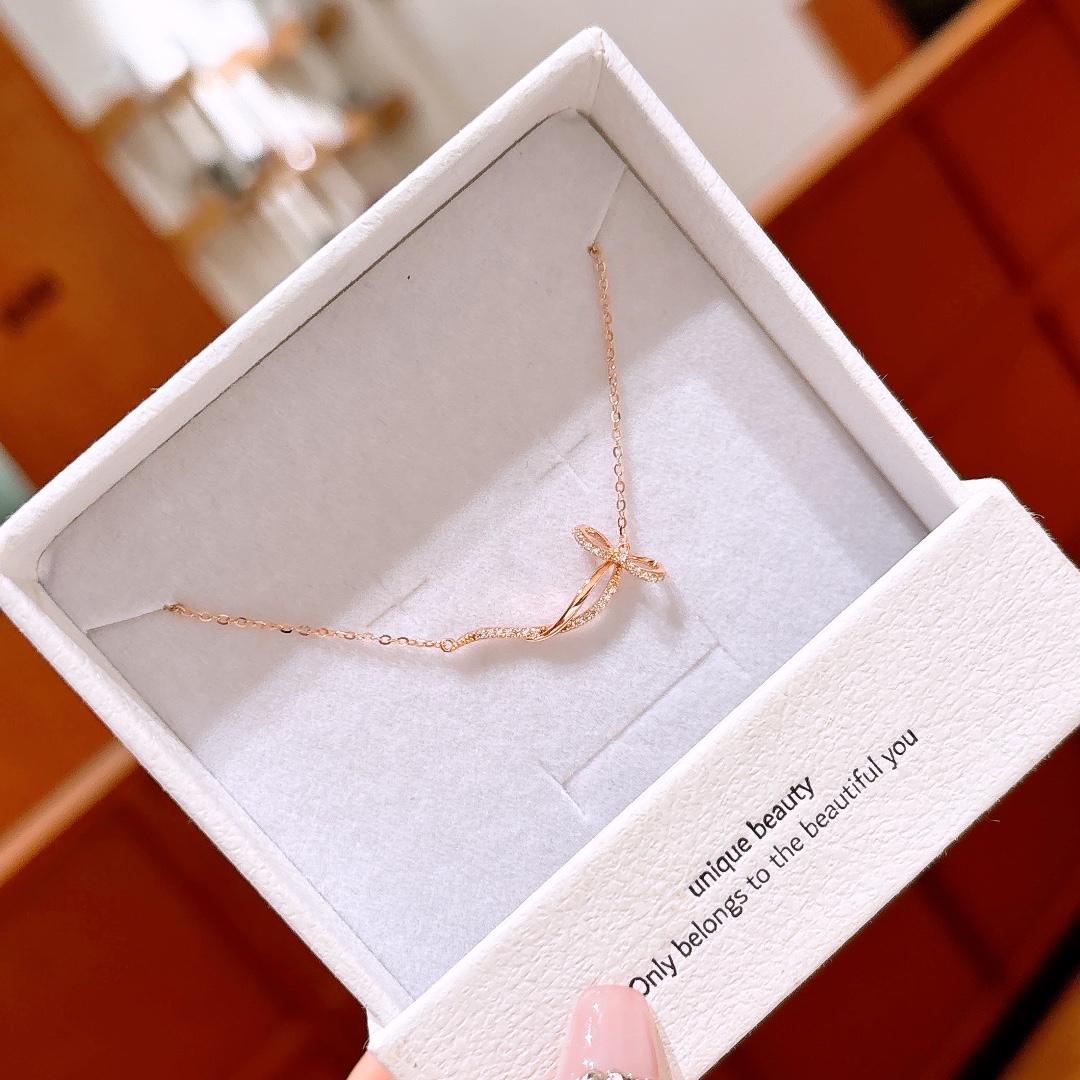 Allergiearmes Silber Kette Schick Jahrestag Gold