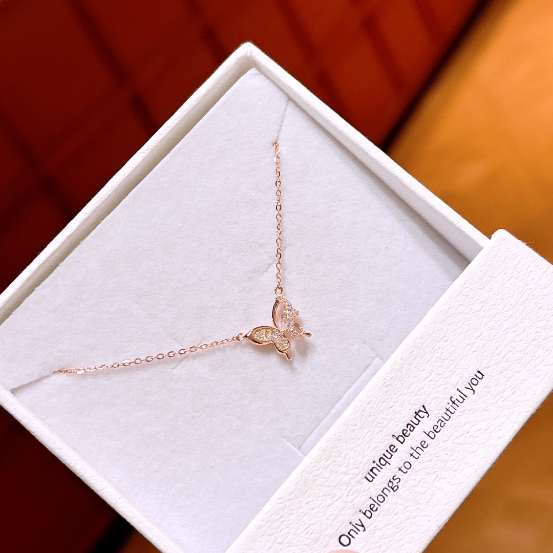 Low Allergy Silver Necklace French Confession Gold