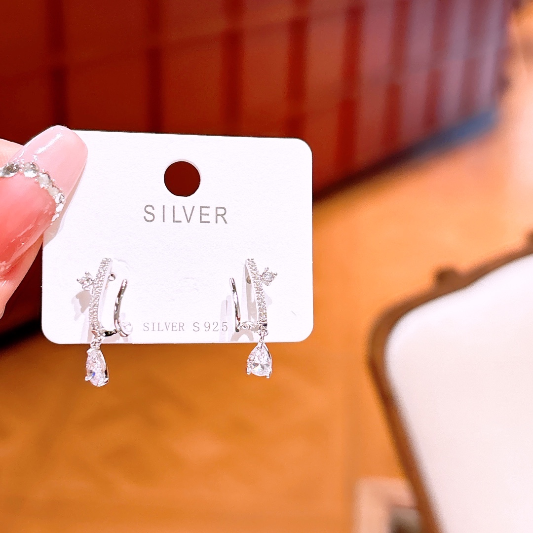 Fine Silver Earrings Playful Proposal Silver