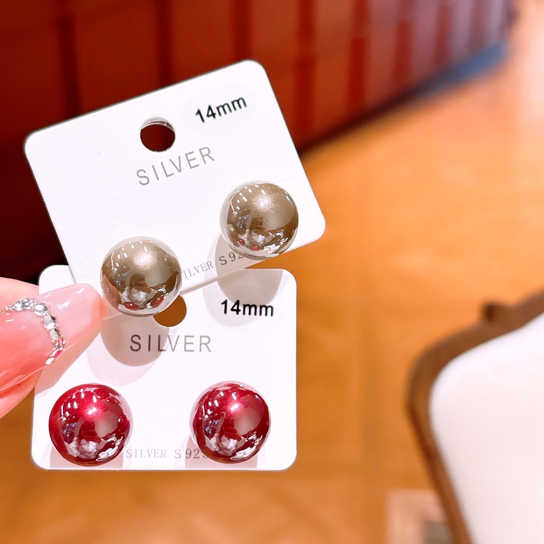 Hypoallergenic Silver Earrings Chic Anniversary Silver