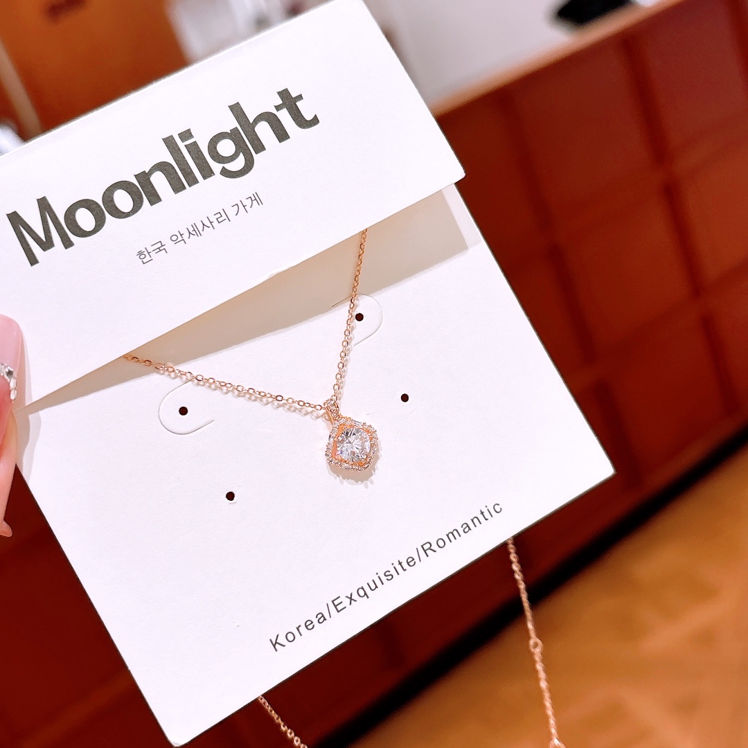 Solid Silver Necklace Dainty Mother's Day Gold