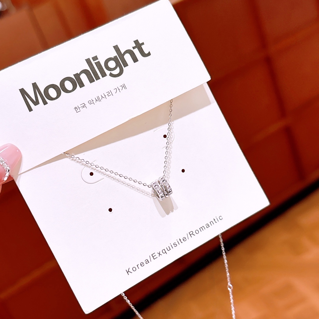 925 Silver Necklace Minimalist Gift for Her Silver