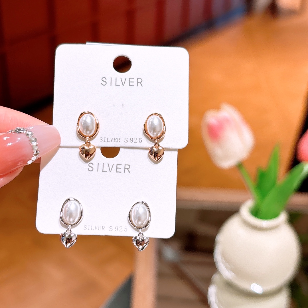 Low Allergy Silver Earrings Forest Everyday Wear Silver