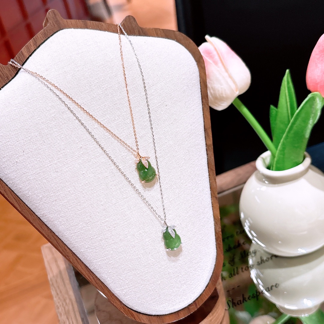 High Polish Silver Jasper Necklace Intellectual Graduation Gold