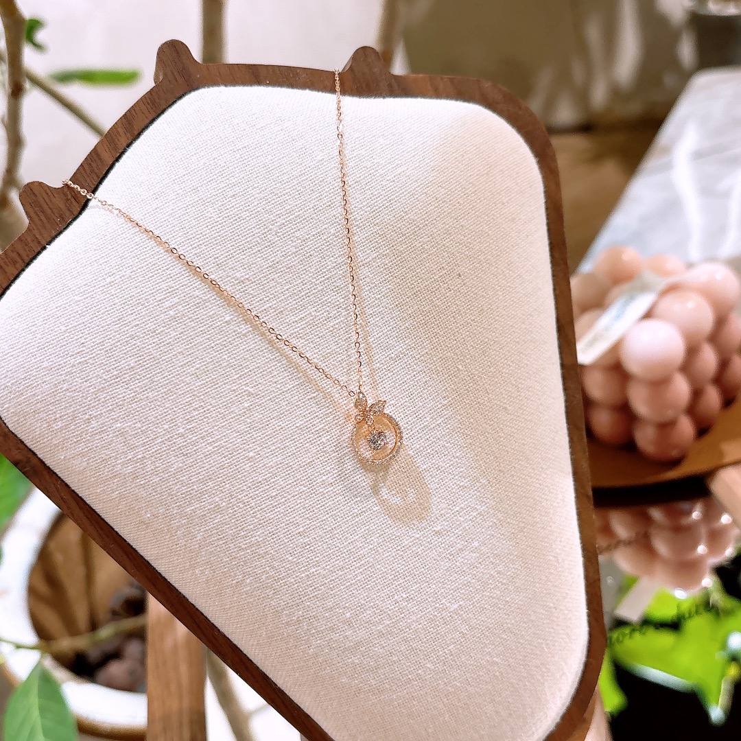 925 Silber Kette Instagram-Stil Alltag Gold