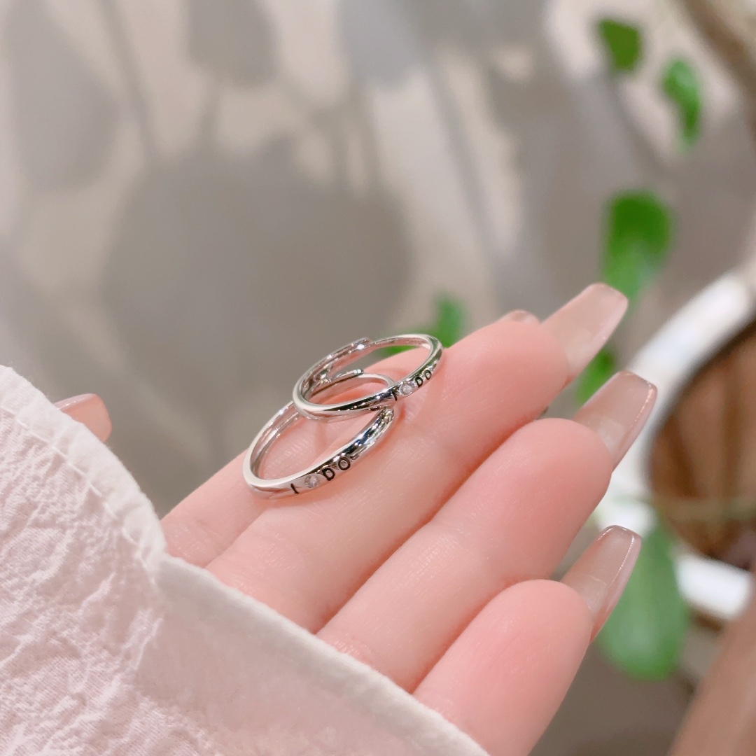 Hypoallergenic Silver Couple Rings Fresh Office Silver