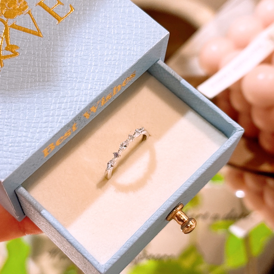 Hypoallergenic Silver Ring Korean Style Teacher's Day Gold