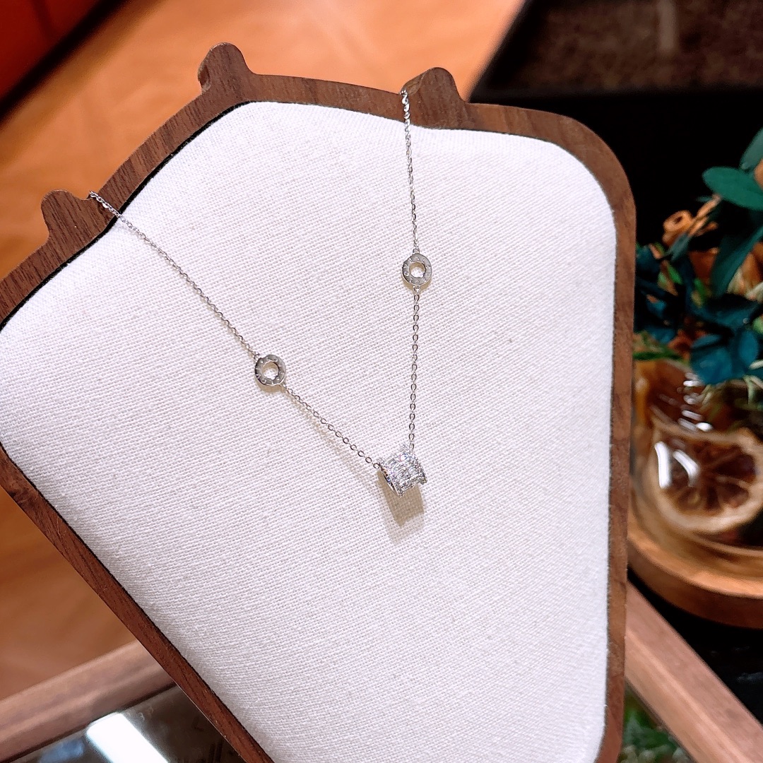 Fine Silver Necklace Minimalist Party Silver