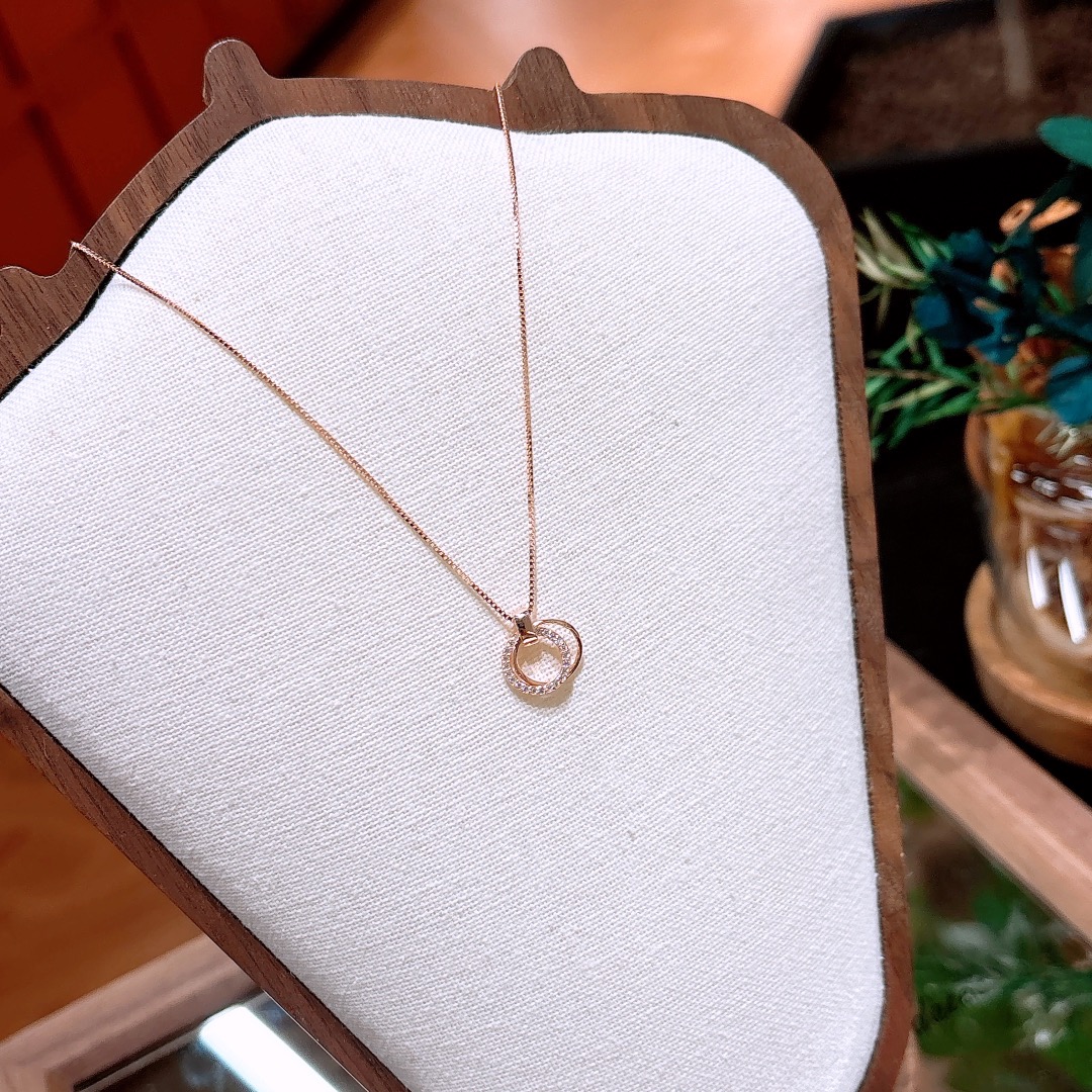 Hypoallergenic Silver Necklace Cute Proposal Gold