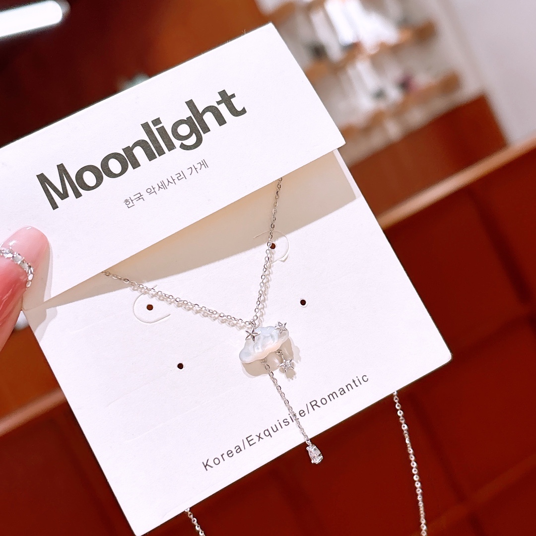 Low Allergy Silver Necklace Chic Date Night Gold